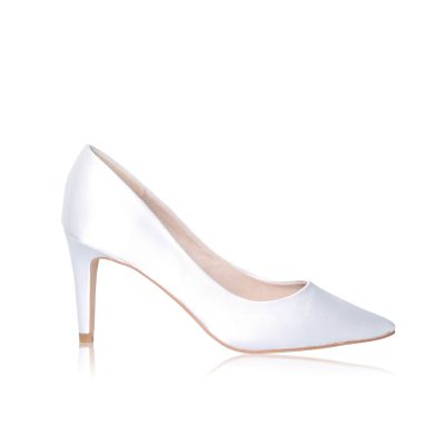 rachel ivory sating dyeable bridal shoes