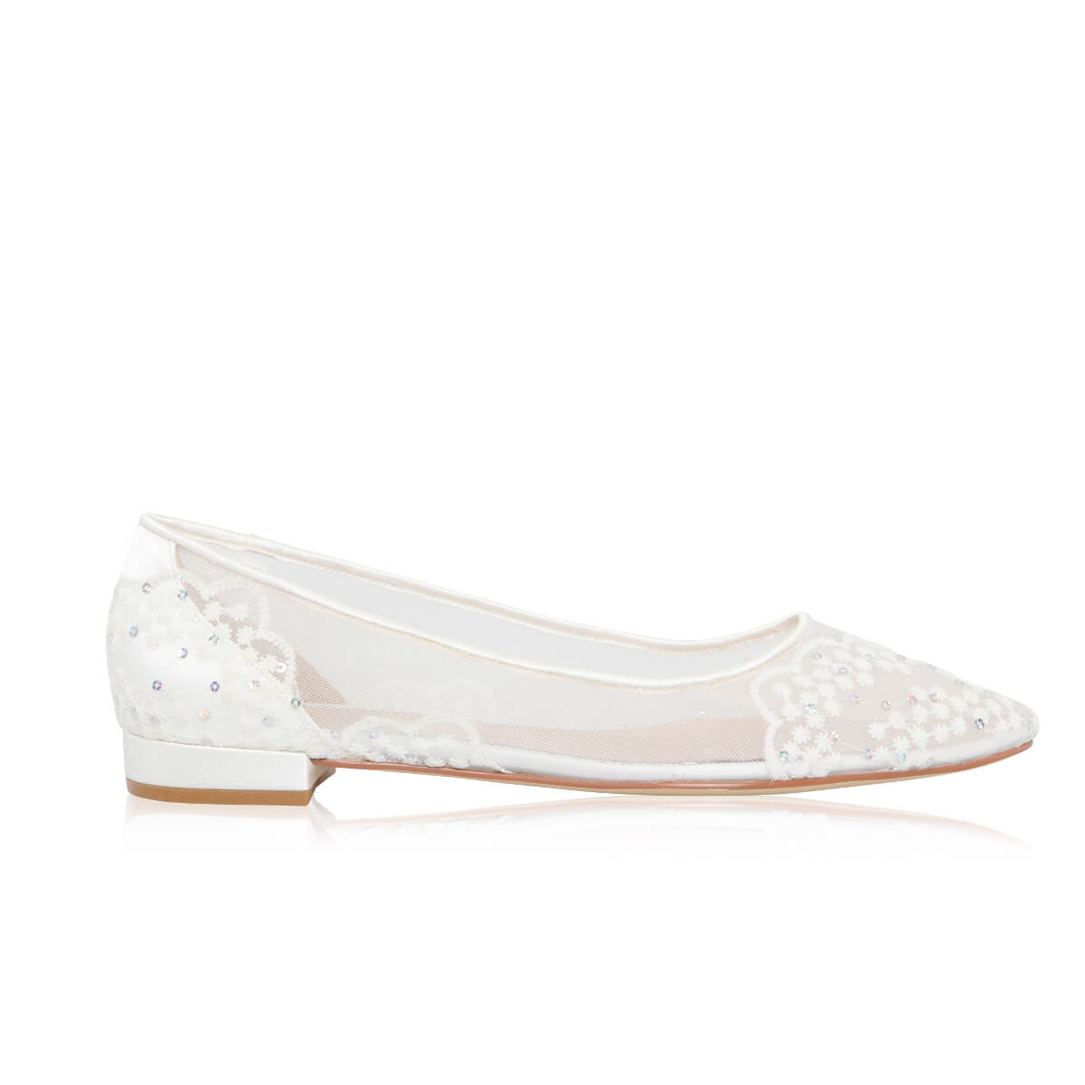 Tess - flat wedding shoes - The Perfect Bridal Company