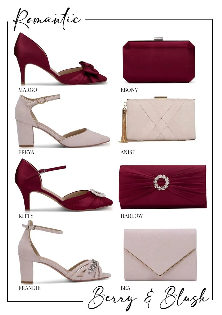 Matching Shoes and Bag Set for Women Top Handle Bag and Shoulder Bag Handbag  Slingback Heel Shoes Gift for Her - Etsy
