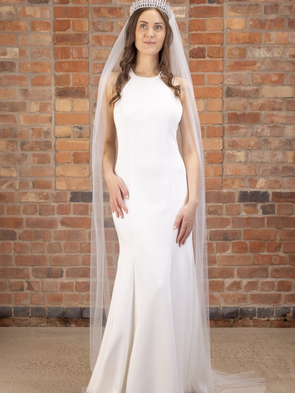Floor length style PBV9053 at 220cm with subtle glitter