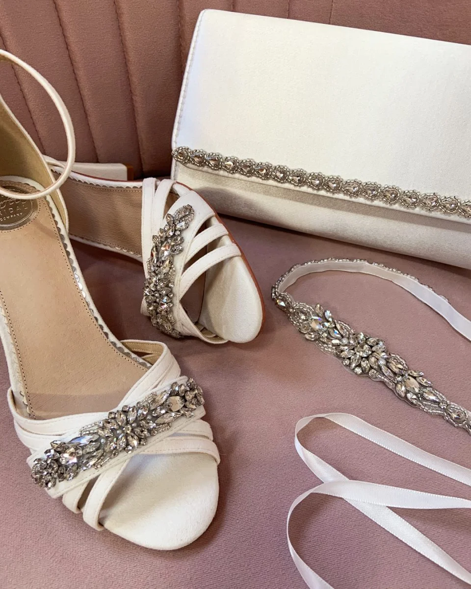Matching Wedding Shoes And Bridal Belts The Perfect Bridal Company